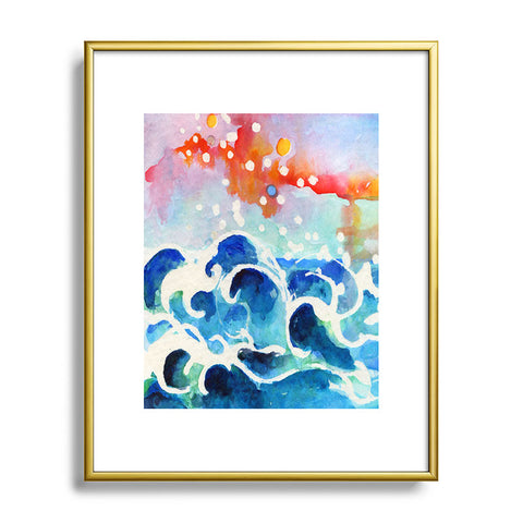 Ginette Fine Art Tides Of Time Metal Framed Art Print