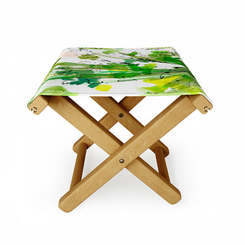 Ginette Fine Art Top Of A Carrot Folding Stool