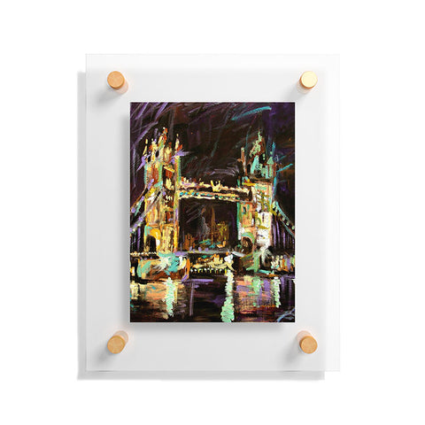 Ginette Fine Art Tower Bridge London Floating Acrylic Print