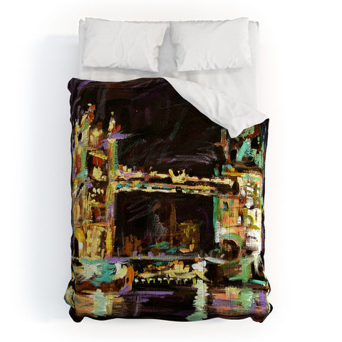 Ginette Fine Art Tower Bridge London Comforter