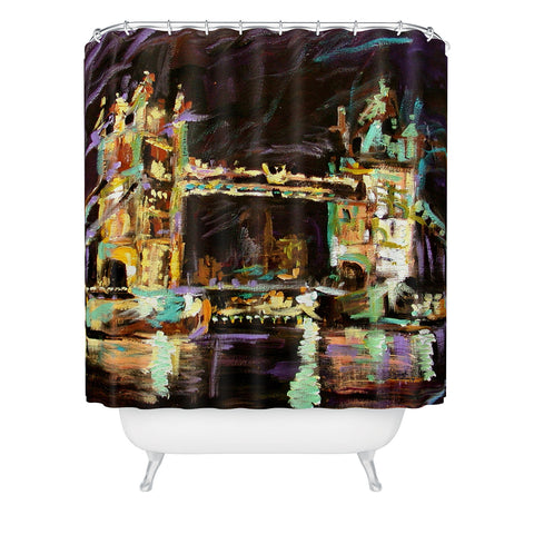 Ginette Fine Art Tower Bridge London Shower Curtain