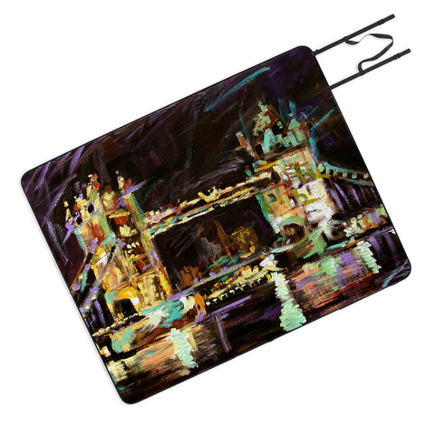 Ginette Fine Art Tower Bridge London Picnic Blanket