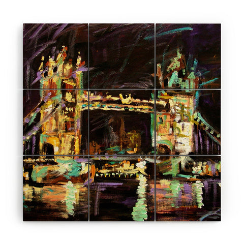 Ginette Fine Art Tower Bridge London Wood Wall Mural