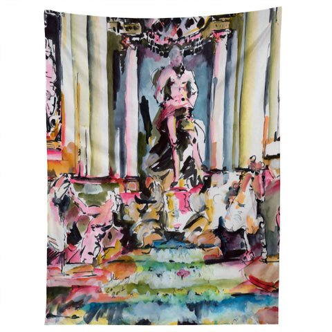 Ginette Fine Art Trevi Fountain Rome Italy 1 Tapestry