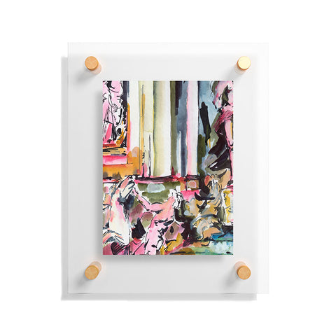 Ginette Fine Art Trevi Fountain Rome Italy 3 Floating Acrylic Print