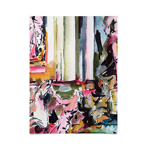Ginette Fine Art Trevi Fountain Rome Italy 3 Poster
