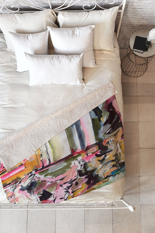 Ginette Fine Art Trevi Fountain Rome Italy 3 Fleece Throw Blanket