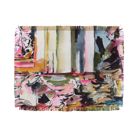 Ginette Fine Art Trevi Fountain Rome Italy 3 Throw Blanket