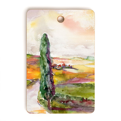 Ginette Fine Art Tuscan Morning Cutting Board Rectangle