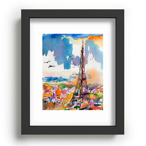 Ginette Fine Art Under Paris Skies Recessed Framing Rectangle