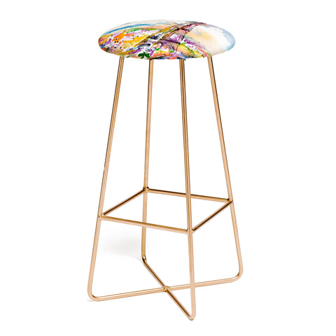 Ginette Fine Art Under Paris Skies Bar Stool