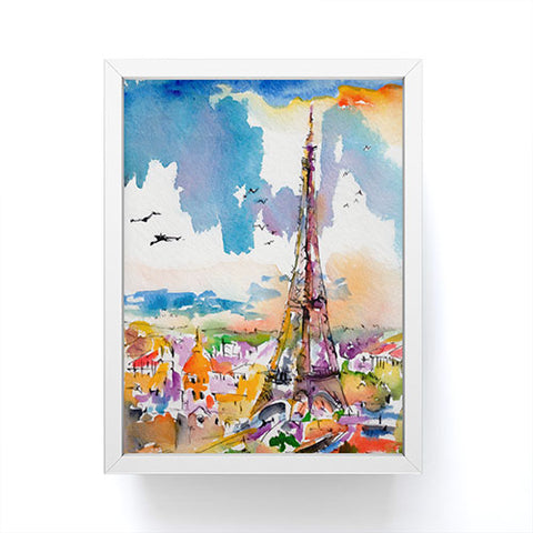 Ginette Fine Art Under Paris Skies Framed Mini Art Print
