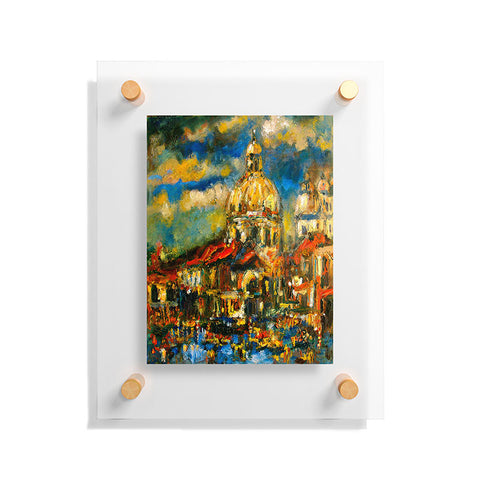 Ginette Fine Art Venice At Night Floating Acrylic Print