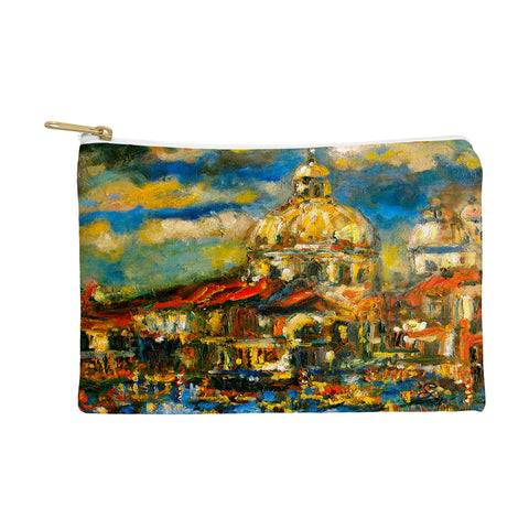 Ginette Fine Art Venice At Night Pouch