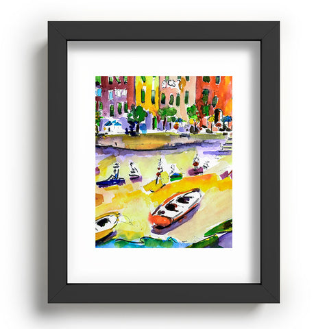 Ginette Fine Art Vernazza Beach Recessed Framing Rectangle