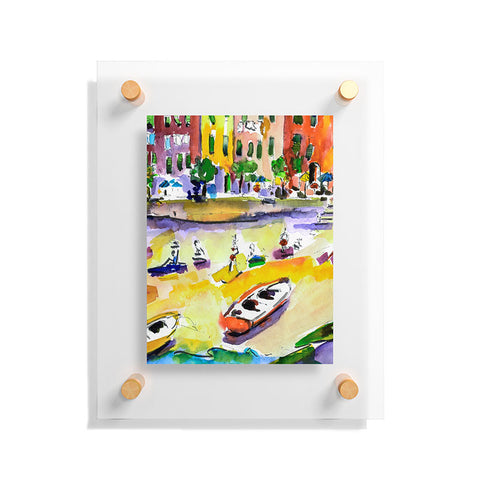 Ginette Fine Art Vernazza Beach Floating Acrylic Print