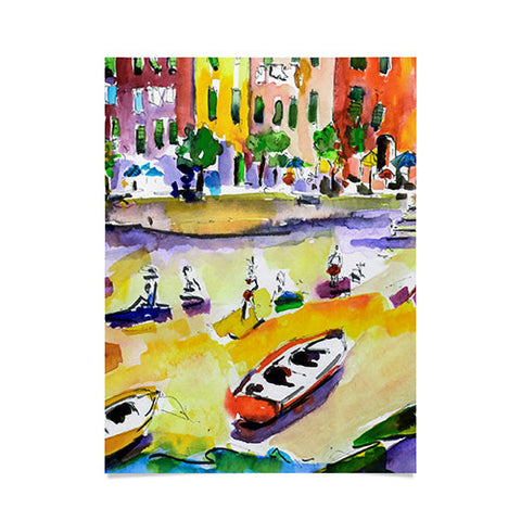 Ginette Fine Art Vernazza Beach Poster