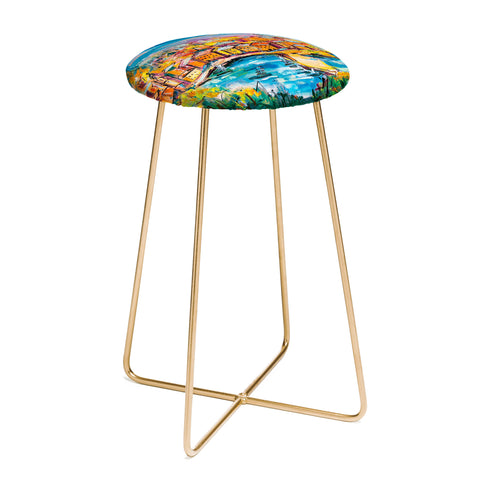 Ginette Fine Art Vernazza Counter Stool