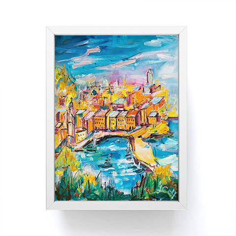 Ginette Fine Art Vernazza Framed Mini Art Print