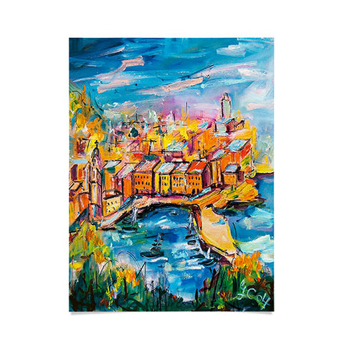 Ginette Fine Art Vernazza Poster