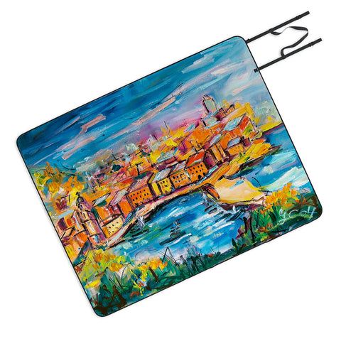 Ginette Fine Art Vernazza Picnic Blanket