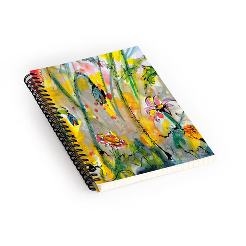 Ginette Fine Art Wildflowers 1 Spiral Notebook