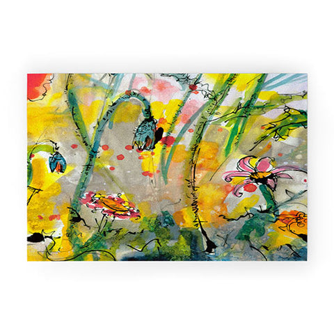 Ginette Fine Art Wildflowers 1 Welcome Mat