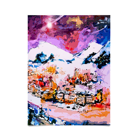 Ginette Fine Art Winter Star Poster