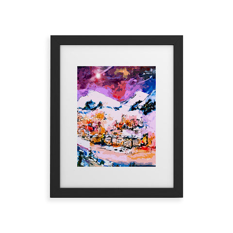 Ginette Fine Art Winter Star Framed Art Print