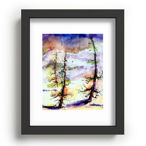 Ginette Fine Art Winter Trees Recessed Framing Rectangle