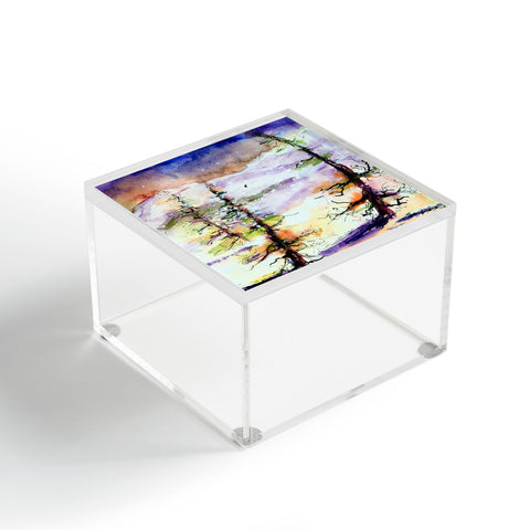 Ginette Fine Art Winter Trees Acrylic Box