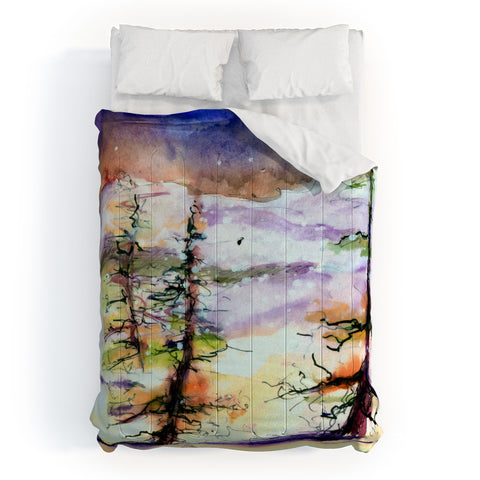 Ginette Fine Art Winter Trees Comforter