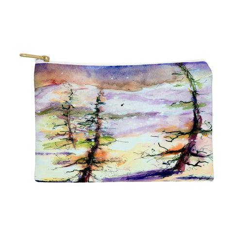 Ginette Fine Art Winter Trees Pouch