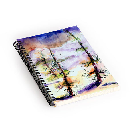 Ginette Fine Art Winter Trees Spiral Notebook