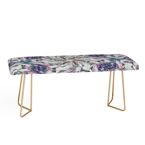 Ginette Fine Art Winter Wonderland Bench