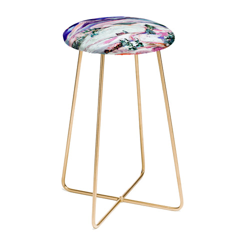 Ginette Fine Art Winter Wonderland Counter Stool