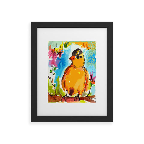 Ginette Fine Art Yellow Bird Framed Art Print
