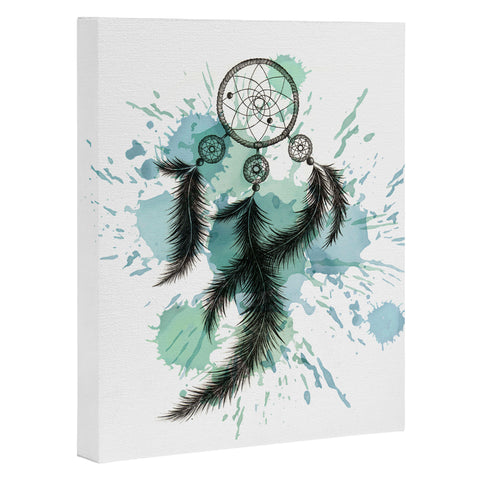 Ginger Pigg BLUE DREAM CATCHER Art Canvas