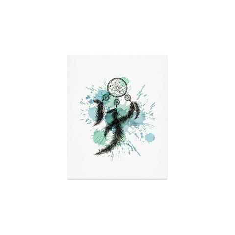 Ginger Pigg BLUE DREAM CATCHER Art Print