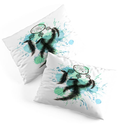 Ginger Pigg BLUE DREAM CATCHER Pillow Shams