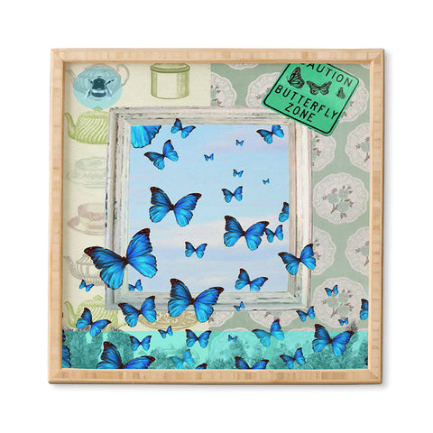 Ginger Pigg Butterfly Zone Framed Wall Art