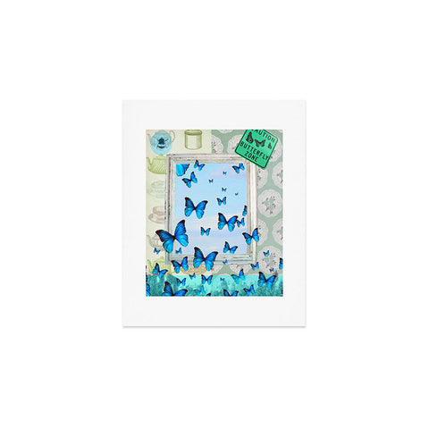 Ginger Pigg Butterfly Zone Art Print