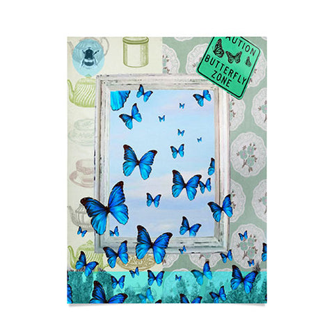 Ginger Pigg Butterfly Zone Poster