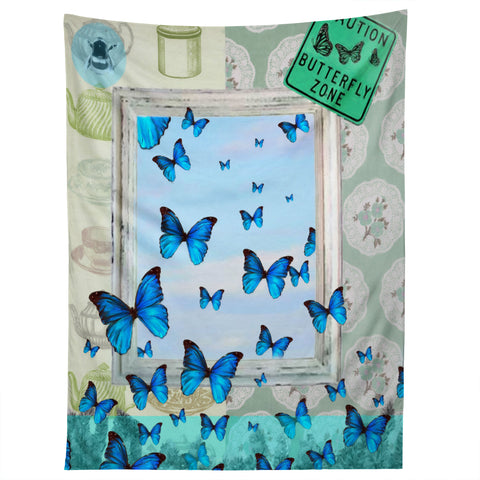 Ginger Pigg Butterfly Zone Tapestry