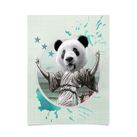 Ginger Pigg DANCING SUPER PANDA Poster