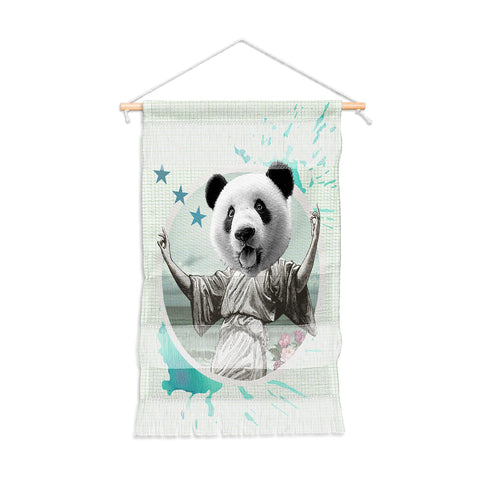 Ginger Pigg DANCING SUPER PANDA Wall Hanging Portrait