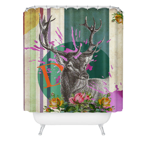 Ginger Pigg Deery Me Shower Curtain