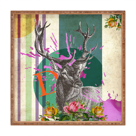 Ginger Pigg Deery Me Square Tray