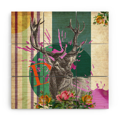 Ginger Pigg Deery Me Wood Wall Mural