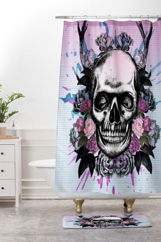 Ginger Pigg Headrush Shower Curtain And Mat